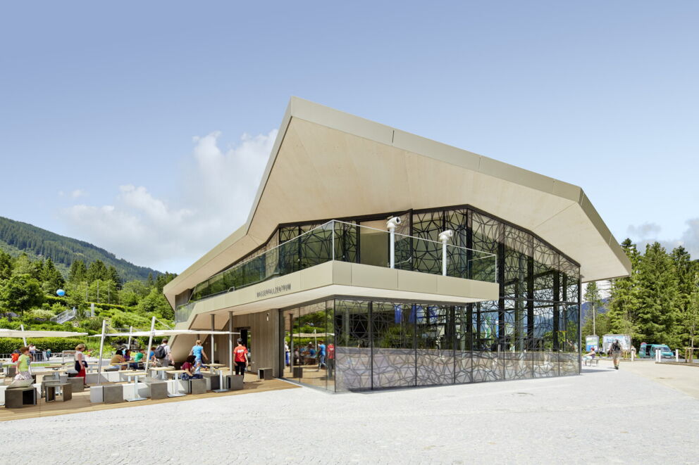 Waterfall Centre at Krimmler WasserWelten in the Hohe Tauern. © Wasserwelten.at Michael Huber